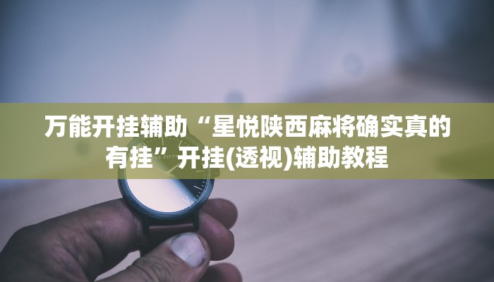 教程辅助“抚远麻将辅助器开挂软件了”其实确实有挂