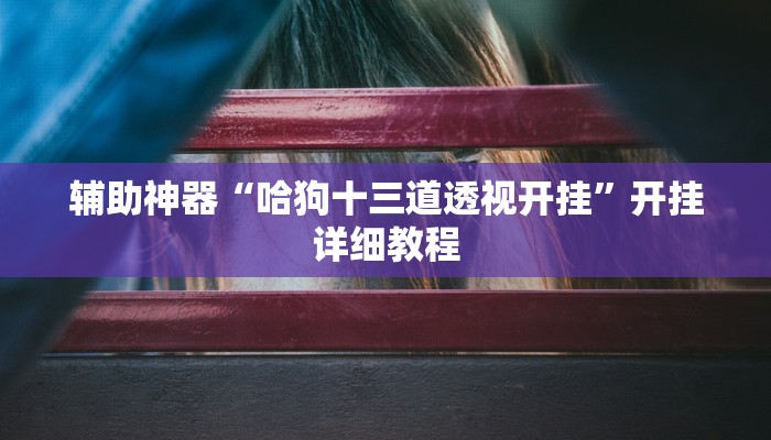 辅助神器“哈狗十三道透视开挂”开挂详细教程 辅助神器“哈狗十三道透视开挂”开挂详细教程