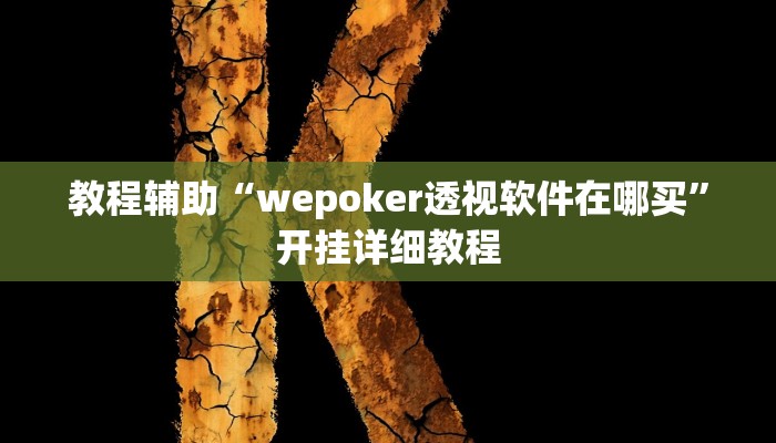 教程辅助“wepoker透视软件在哪买”开挂详细教程 教程辅助“wepoker透视软件在哪买”开挂详细教程