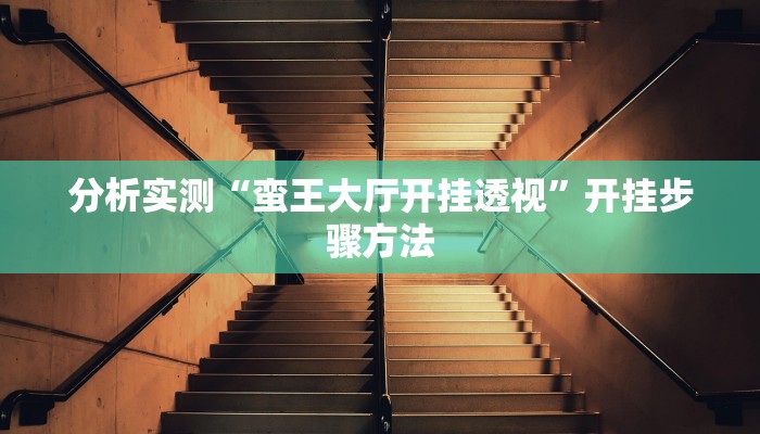 分析实测“蛮王大厅开挂透视”开挂步骤方法 分析实测“蛮王大厅开挂透视”开挂步骤方法
