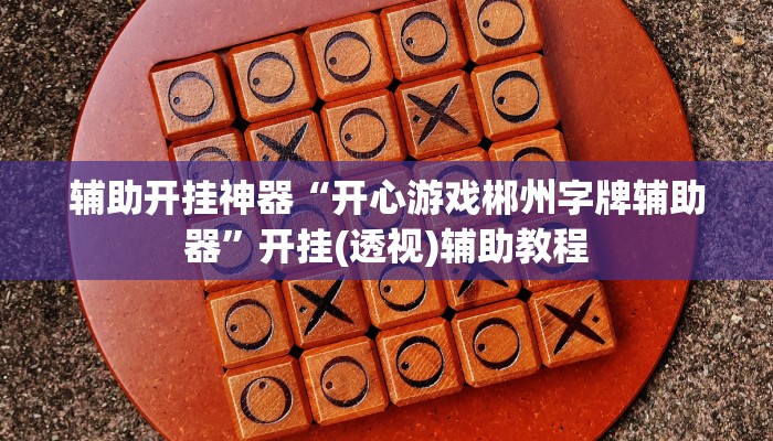 辅助开挂神器“开心游戏郴州字牌辅助器”开挂(透视)辅助教程